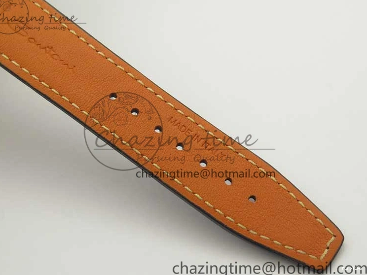 MIROTIME 0402 Refined Portofino Automatic SS MKF 1:1 Best Edition Blue Dial On Blue Leather Strap MIYOTA 9015 V 7201